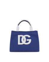 Canvas handbag with DG patch -  | Dolce & Gabbana