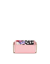 Calfskin and mixed-fabric crossbody bag -  | Dolce &amp; Gabbana