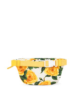 Nylon belt bag with poppy print -  | Dolce &amp; Gabbana