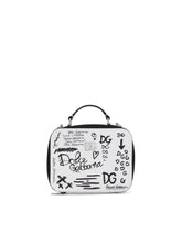 Graffiti-print handbag with strap -  | Dolce & Gabbana