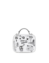 Graffiti-print handbag with strap -  | Dolce & Gabbana