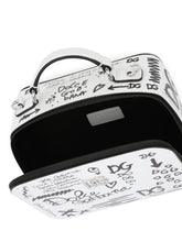 Graffiti-print handbag with strap -  | Dolce & Gabbana