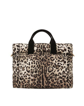 Nylon Mamma bag with leopard print -  | Dolce & Gabbana