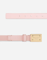 Stretch belt with logo tag -  | Dolce &amp; Gabbana