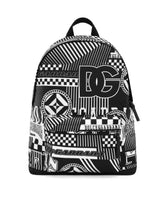 Nylon backpack with DNA print -  | Dolce &amp; Gabbana