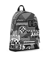 Nylon backpack with DNA print -  | Dolce &amp; Gabbana