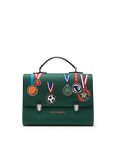 NYLON SATCHEL WITH MEDAL PRINT -  | Dolce &amp; Gabbana