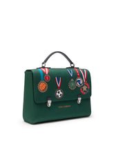 NYLON SATCHEL WITH MEDAL PRINT -  | Dolce &amp; Gabbana