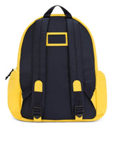Rubberized technical fabric backpack with logo print -  | Dolce & Gabbana