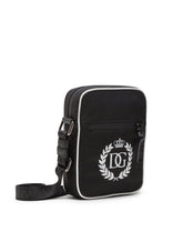 Crossbody bag in nylon with DG logo print -  | Dolce &amp; Gabbana