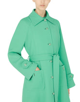 Belted double wool coat -  | Dolce & Gabbana