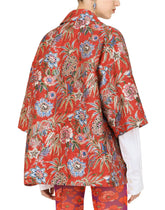 Floral lurex jacquard pea coat -  | Dolce & Gabbana