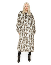 Leopard-effect faux fur coat -  | Dolce &amp; Gabbana