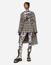 Single-breasted houndstooth coat -  | Dolce & Gabbana