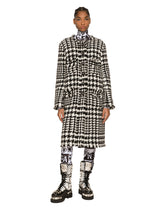 Single-breasted houndstooth coat -  | Dolce & Gabbana