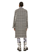 Single-breasted houndstooth coat -  | Dolce & Gabbana