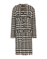 Single-breasted houndstooth coat -  | Dolce & Gabbana