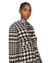 Single-breasted houndstooth coat -  | Dolce & Gabbana
