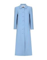 Single-breasted wool crêpe coat -  | Dolce &amp; Gabbana