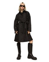 Belted jacquard coat with DG logo -  | Dolce &amp; Gabbana