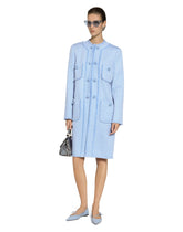Single-breasted raschel tweed coat -  | Dolce &amp; Gabbana