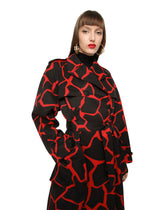 Giraffe-print ottoman trench coat -  | Dolce & Gabbana