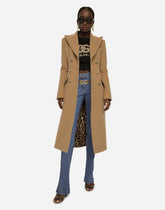 Long double-breasted wool and cashmere coat -  | Dolce &amp; Gabbana