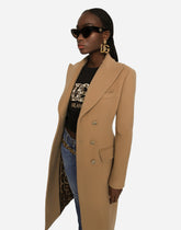 Long double-breasted wool and cashmere coat -  | Dolce &amp; Gabbana
