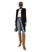 Single-breasted wool and cashmere coat -  | Dolce & Gabbana