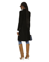 Single-breasted wool and cashmere coat -  | Dolce & Gabbana