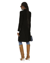 Single-breasted wool and cashmere coat -  | Dolce & Gabbana