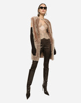 Sleeveless sheepskin coat -  | Dolce &amp; Gabbana