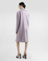 Single-breasted cashmere baize coat -  | Dolce &amp; Gabbana