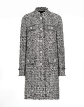 Single-breasted coat in Rachel tweed -  | Dolce &amp; Gabbana