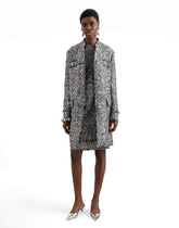 Single-breasted coat in Rachel tweed -  | Dolce &amp; Gabbana