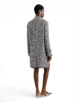 Single-breasted coat in Rachel tweed -  | Dolce &amp; Gabbana