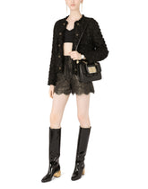 Lamé jacquard Gabbana jacket with cabochon DG buttons -  | Dolce &amp; Gabbana