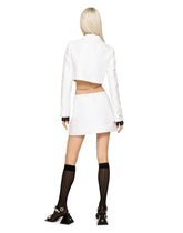 Short jacquard jacket with allover DG logo -  | Dolce &amp; Gabbana