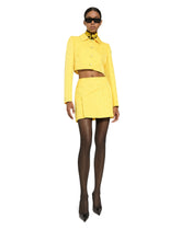 Short quilted jacquard jacket with DG logo -  | Dolce & Gabbana