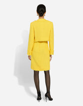 Short raschel tweed jacket -  | Dolce & Gabbana