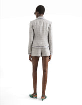 Short single-breasted lamé bouclé jacket -  | Dolce &amp; Gabbana