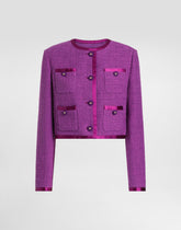 Single-breasted jacket in rachel tweed -  | Dolce &amp; Gabbana