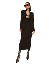 Single-breasted technical jersey Turlington jacket -  | Dolce & Gabbana