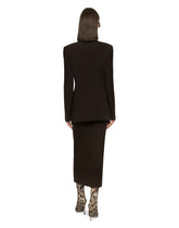 Single-breasted technical jersey Turlington jacket -  | Dolce & Gabbana