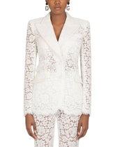 Lace jacket with edge detailing -  | Dolce &amp; Gabbana