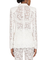 Lace jacket with edge detailing -  | Dolce &amp; Gabbana