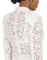 Lace jacket with edge detailing -  | Dolce &amp; Gabbana