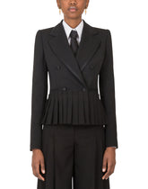 Double-breasted woolen blazer -  | Dolce &amp; Gabbana