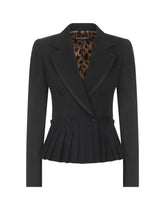 Double-breasted woolen blazer -  | Dolce &amp; Gabbana