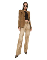 Single-breasted corduroy Turlington jacket -  | Dolce & Gabbana